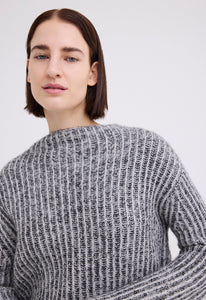 Jac+Jack Knitwear Burton Sweater - Black Speck