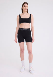 Nagnata Active Classic Wool Bralet - Black