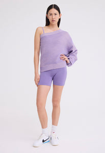 Nagnata Active Organic Asym Sweater - Iris