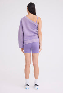 Nagnata Active Organic Asym Sweater - Iris