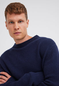 Jac+Jack Knitwear Highgrove Cashmere Sweater - Darkest Navy