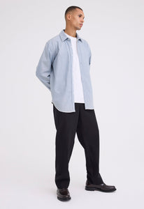 Jac+Jack Shirts Tanker Shirt - Bream Blue