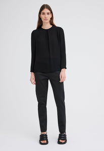 Jac+Jack Shirts + Tops Sana Silk Top - Black