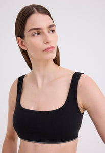 Nagnata Active Classic Wool Bralet - Black