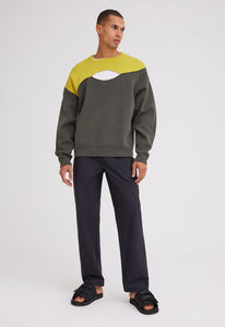 Jac + Jack AU Active Balance Crew Neck - Dark Forest