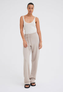 Jac+Jack Pants + Shorts Dova Cashmere Pant - Flaxen Beige