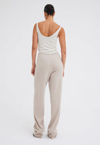 Jac+Jack Pants + Shorts Dova Cashmere Pant - Flaxen Beige