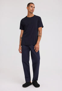 Jac+Jack T-Shirts Sans Cotton Tee - Darkest Navy