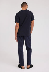 Jac+Jack T-Shirts Sans Cotton Tee - Darkest Navy