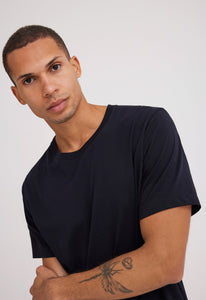 Jac+Jack T-Shirts Sans Cotton Tee - Darkest Navy