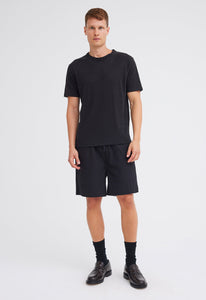 Jac + Jack AU Tees + Tanks Line Linen Tee - Black