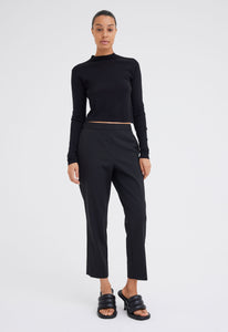 Jac+Jack Pants + Shorts Gio Merino Wool Pant - Black