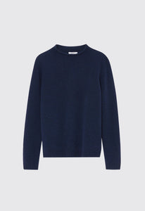 Jac+Jack Knitwear Highgrove Cashmere Sweater - Darkest Navy