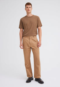 Jac+Jack Pants + Shorts Hiles Italian Cotton Pant - Nutmeg Beige