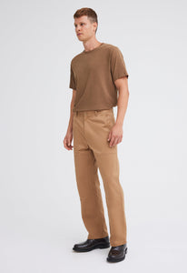 Jac+Jack Pants + Shorts Hiles Italian Cotton Pant - Nutmeg Beige