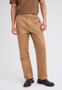 Jac+Jack Pants + Shorts Hiles Italian Cotton Pant - Nutmeg Beige