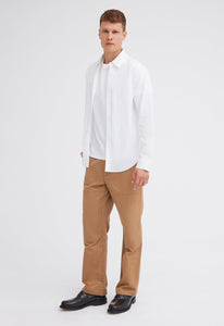 Jac + Jack Shirts + Polos White Cotton Shirt - White