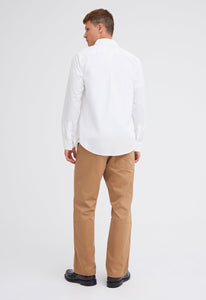 Jac + Jack Shirts + Polos White Cotton Shirt - White