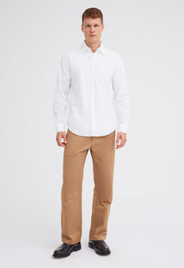 Jac + Jack Shirts + Polos White Cotton Shirt - White