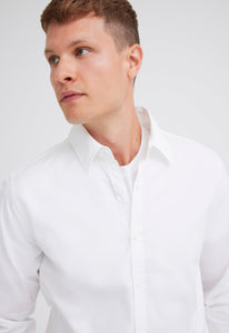 Jac + Jack Shirts + Polos White Cotton Shirt - White