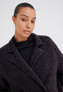 Jac+Jack Knitwear Maggio Coat - Char Marle