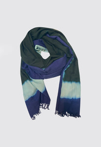 Jac+Jack Accessories Blaze Wool Shawl - Skipper / Bavaria