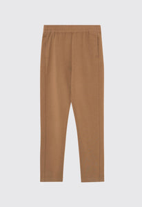 Jac+Jack Pants + Shorts Cub Cotton Ponte Pant - Colt Brown