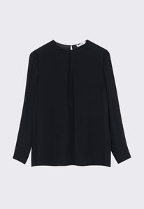 Jac+Jack Shirts + Tops Sana Silk Top - Black