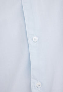 Jac+Jack Shirts Folded Collar Cotton Shirt - Vintage Blue