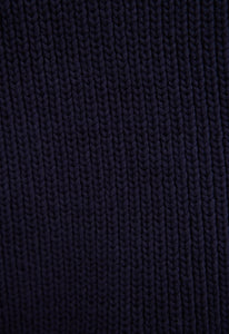 Jac+Jack Knitwear Hozier Cotton Wool Sweater - Navy