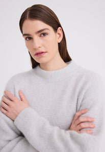 Jac+Jack Knitwear Hudd Sweater - Frost Grey