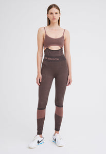 Nagnata Active NAGNATA Rib Legging - Chocolate Brown