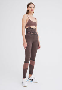 Nagnata Active NAGNATA Rib Legging - Chocolate Brown