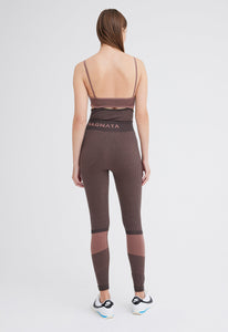 Nagnata Active NAGNATA Splice Bodysuit - Chocolate Brown