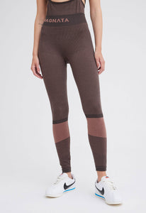 Nagnata Active NAGNATA Rib Legging - Chocolate Brown