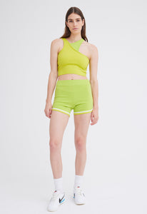 Nagnata Tops NAGNATA Retro Tank - Lime/ Chartreuse