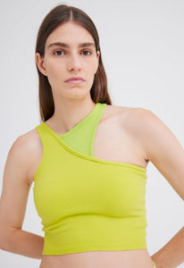 Nagnata Tops NAGNATA Retro Tank - Lime/ Chartreuse