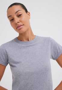 Jac + Jack AU Tees + Tanks Baby Organic Cotton Tee - Grey Marle