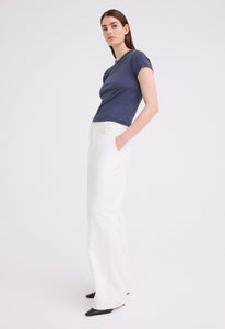 Jac+Jack Pants + Shorts Rivet Cotton Twill Pant - Ice Cream