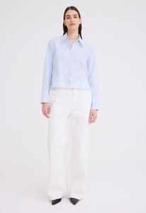 Jac+Jack Shirts Elio Shirt - Dash Blue Stripe