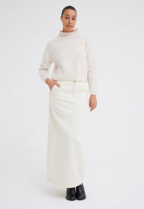 Jac+Jack Knitwear Maximus Cashmere Sweater - Ice Cream