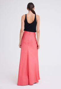 Jac+Jack Skirts Wick Silk Maxi Skirt - Cilla Pink