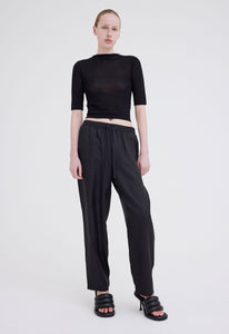 Jac+Jack Pants Yuki Silk Pant - Black