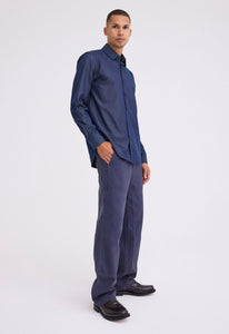 Jac+Jack Shirts + Polos Bentleigh Denim Shirt - Dark Denim Blue