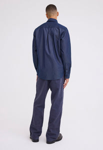 Jac+Jack Shirts + Polos Bentleigh Denim Shirt - Dark Denim Blue