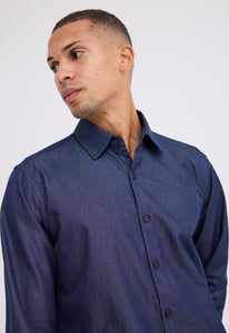 Jac+Jack Shirts Bentleigh Shirt - Dark Denim