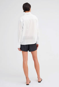 Jac+Jack Shirts + Tops Roq Cotton Shirt - White