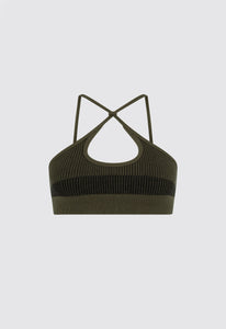 Nagnata Active Surya Crop - Moss/ Black