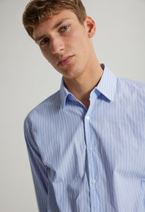 Jac + Jack AU Shirts Turnbull Cotton Shirt - Sky Stripe