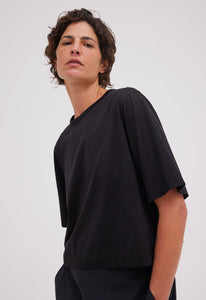 Jac + Jack AU T-Shirts Kyah Cotton Tee - Black